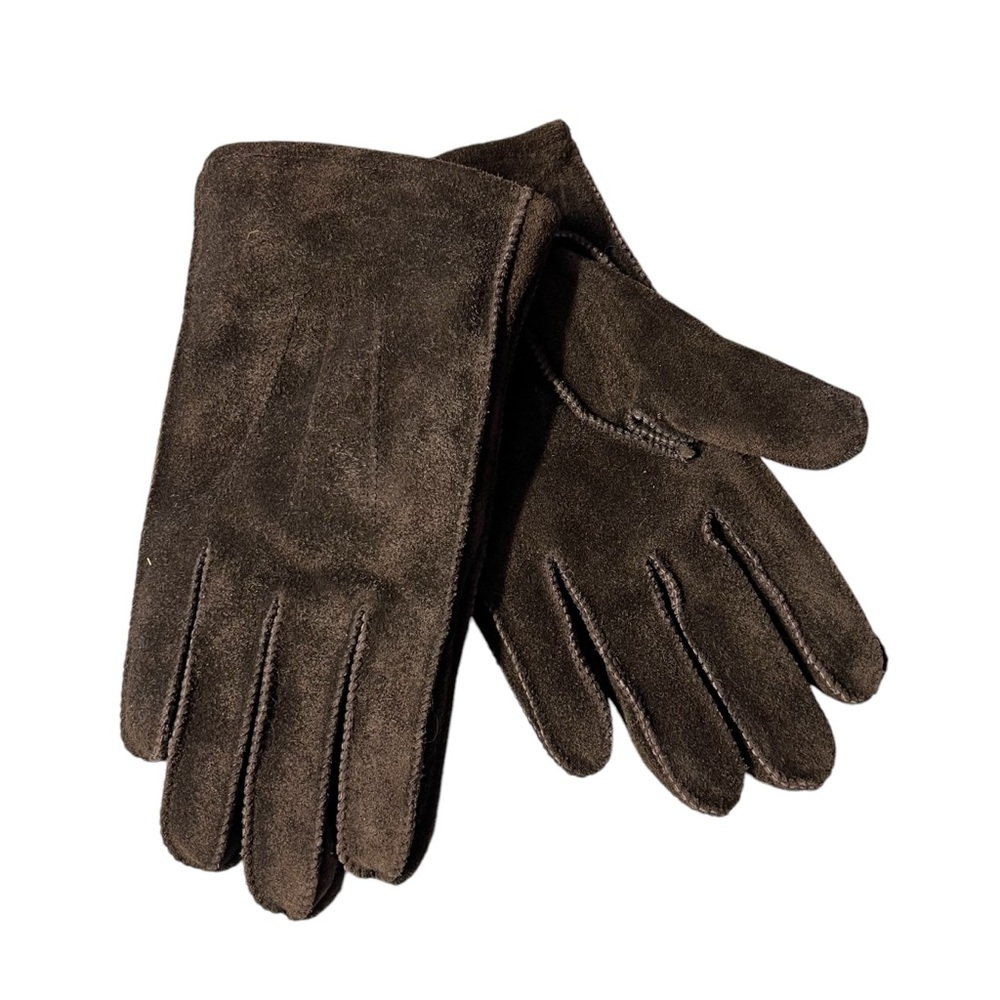 NWT Vintage 1970’s Cowhide Split Leather Sherpa Lined Gloves Sz MD
